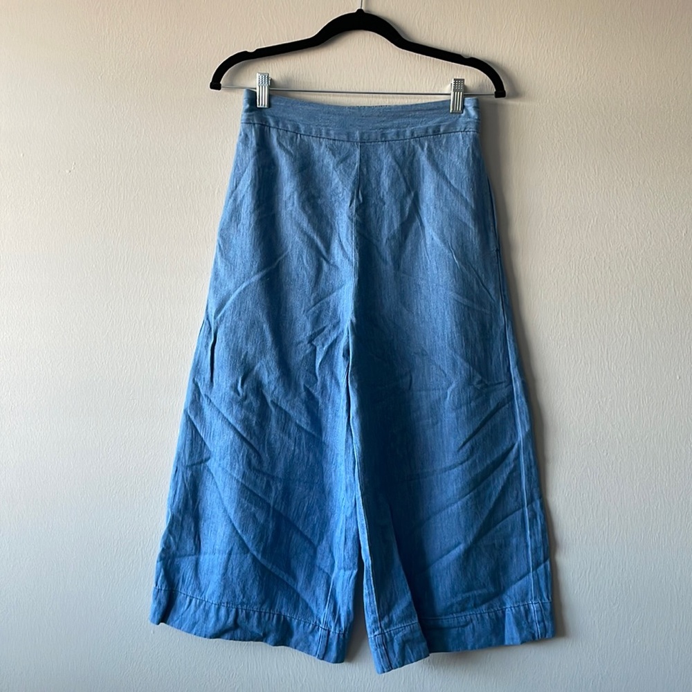 Madewell Denim Wide Leg Pant/Culottes Size S